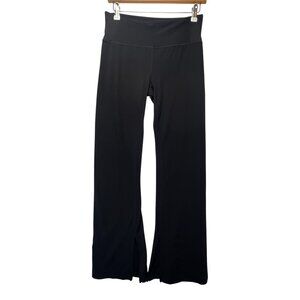 Athleta Flare Leg Wide Leg Yoga Pants Leggings Stretch Gym Black Size Medium